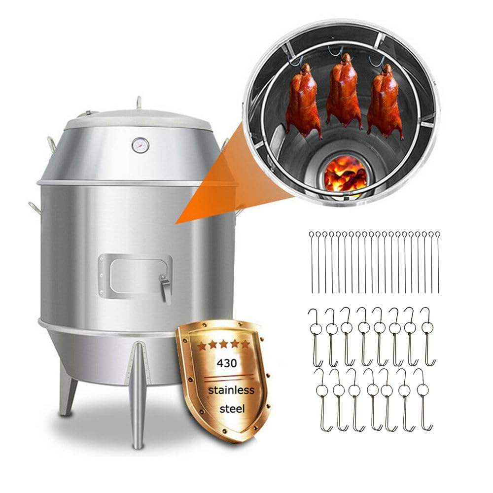 Amazon.com: 商用烤鴨爐不銹鋼木炭烤鴨燒烤爐適用於北京鴨火雞雞肉1.5